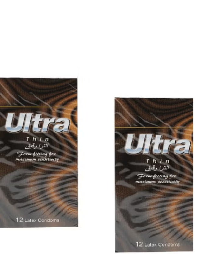 Ultra Condoms Thin 2 packs